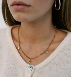Tiny Flying Duck Charm 14K