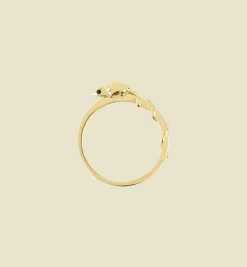 Tiny Mouse Ring 14K