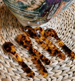 Tortoise Acrylic Teaspoon Set