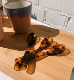 Tortoise Acrylic Teaspoon Set