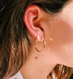 Twisted Hoops Earring Set 14K