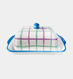 Vaisselle Boutique Picnic In The Park Butter Dish
