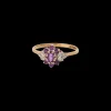 Vintage Amethyst and Diamond Gleam Ring