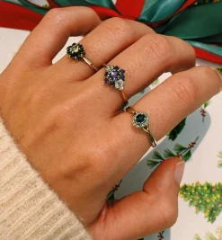 Vintage Amethyst and Diamond Gleam Ring
