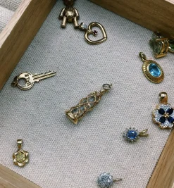 Vintage Bottoms Up Charm