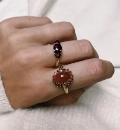 Vintage Carnelian Garnet Ring