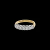 Vintage Diamond Luminous Crown Ring