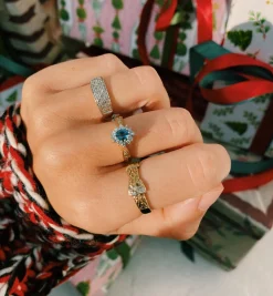 Vintage Diamond Storm Ring
