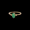 Vintage Emerald and Diamond Dew Ring