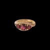 Vintage Garnet Cobra Ring