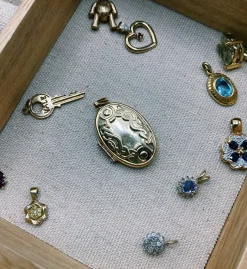 Vintage Oval Gilded Memory Locket