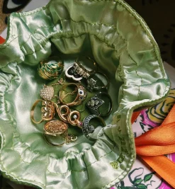Vintage Pearl Witch's Heart Pendant