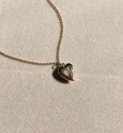 Vintage Pearl Witch's Heart Pendant