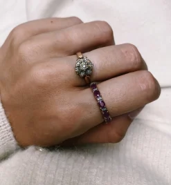 Vintage Ruby and Diamond Secret Love Ring