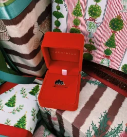 Vintage Saphire Trilogy Ring