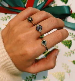 Vintage Sapphire and Diamond Grand Ring