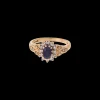 Vintage Sapphire and Diamond Ornamental Ring