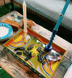 Yellow Jane Candle Holder