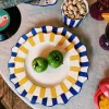 Yellow Scalloped Breakfast Plate
